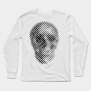 Skull Halftone Long Sleeve T-Shirt